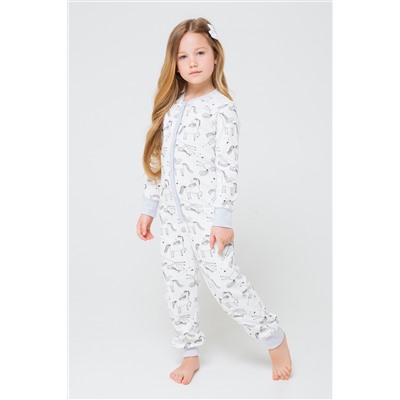 Комбинезон пижама детская Crockid К 6268 единороги на сахаре